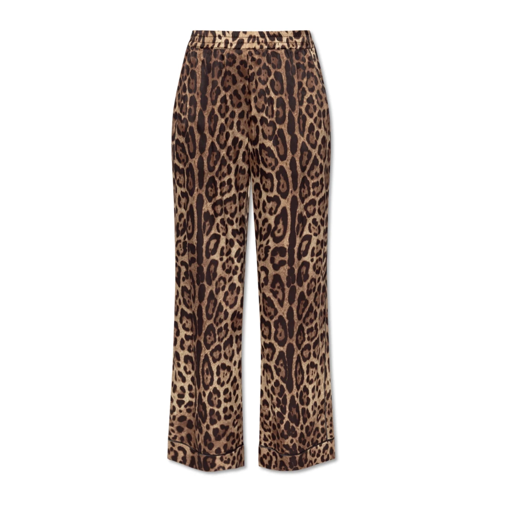 Dolce & Gabbana Donna Marrone Pantaloni, Xl, New,