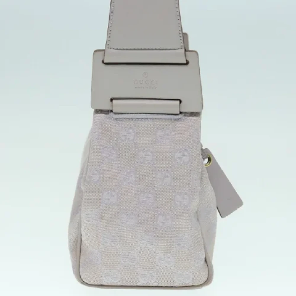 Gucci Vintage Pre-owned Canvas gucci-bags Gray Dames