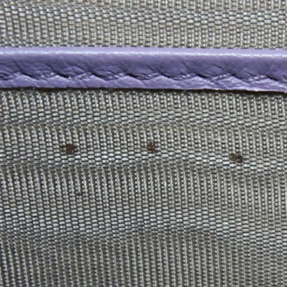 Dolce & Gabbana Pre-owned Leather wallets Purple Dames