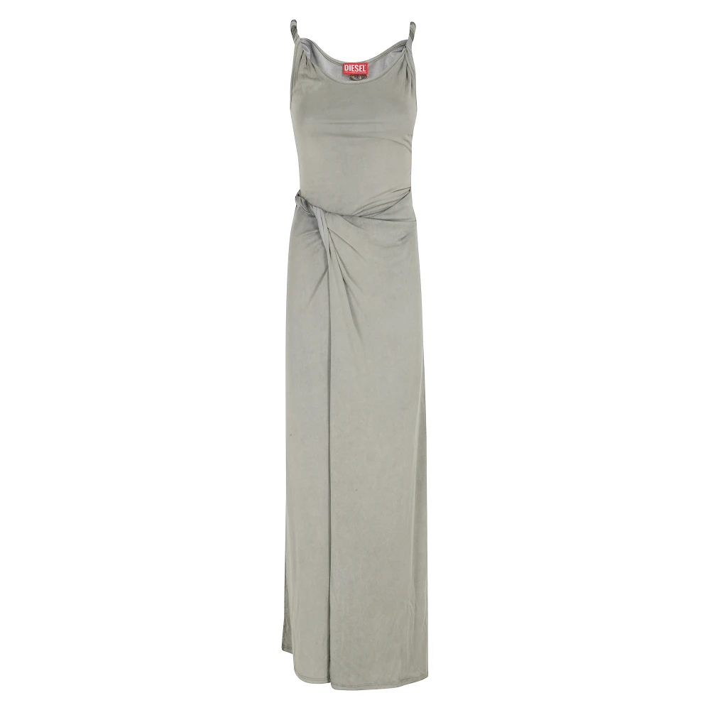 Diesel Women's Green Maxi Dresses, S, Long Dress D Estiga S1