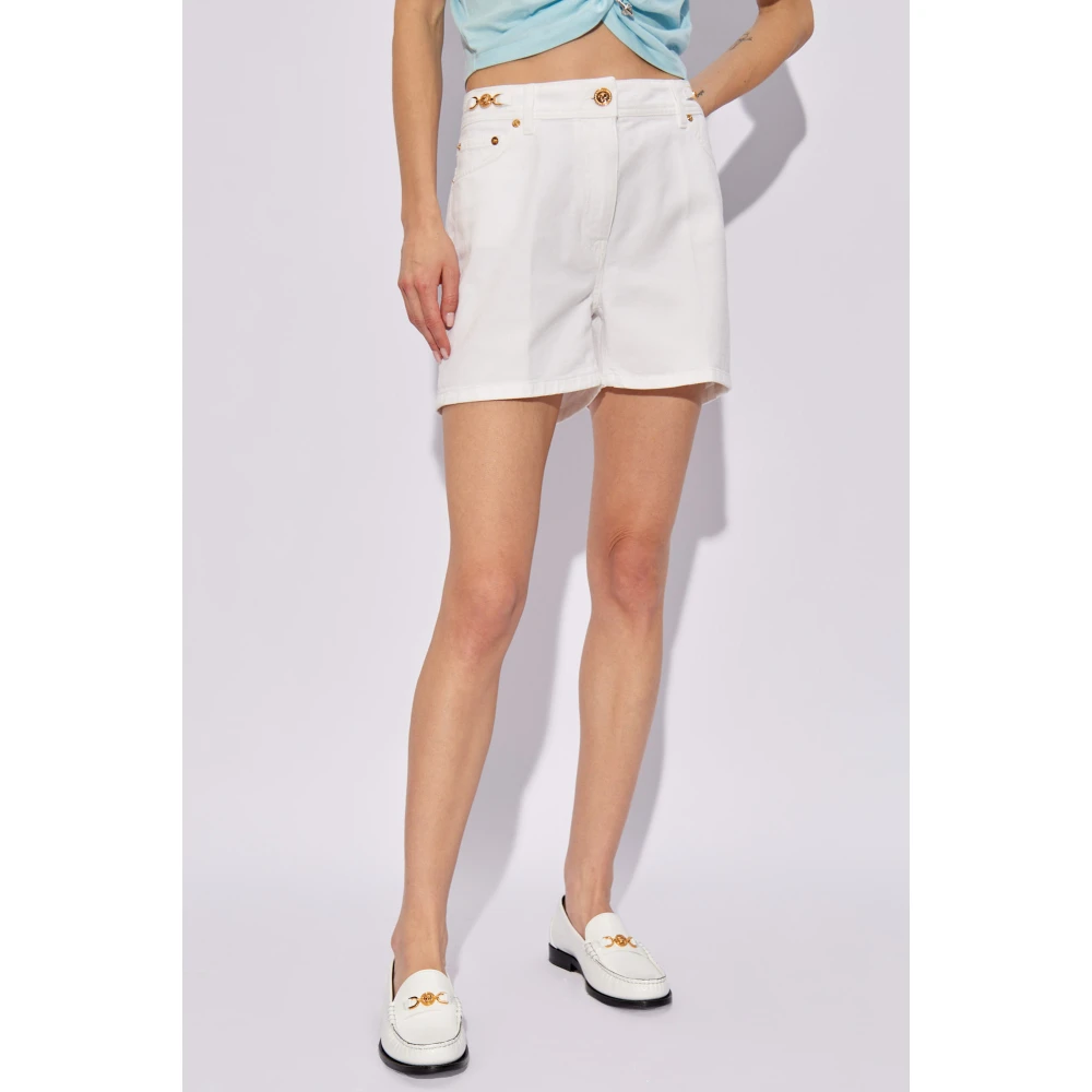 Versace Denim shorts White Dames