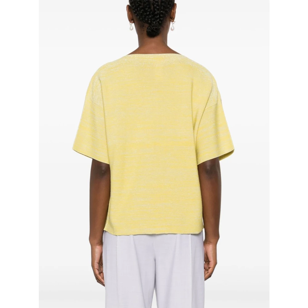 Fabiana Filippi Pistachio Lurey Sweater Yellow Dames