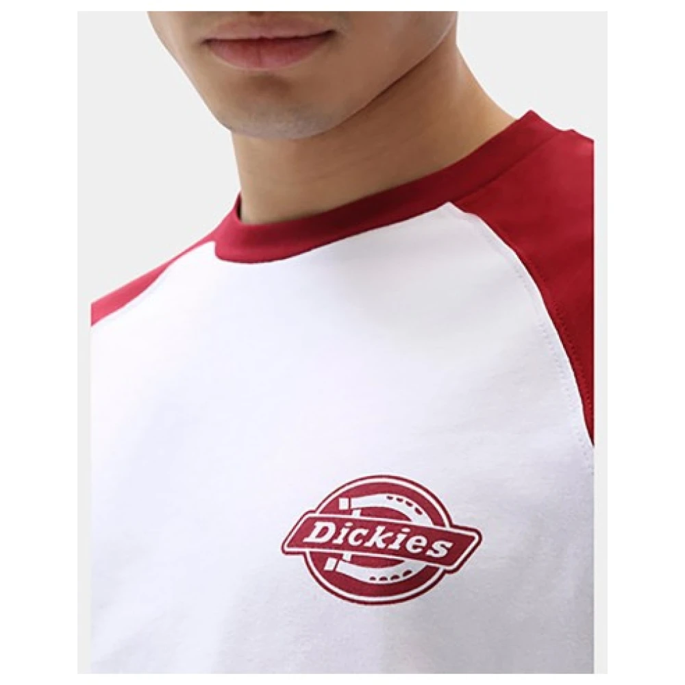 Dickies Kliek Baseball T-Shirt Red Heren