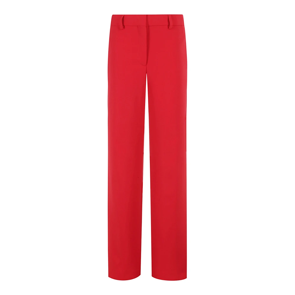 Msgm Casual Denim Broek Red Dames