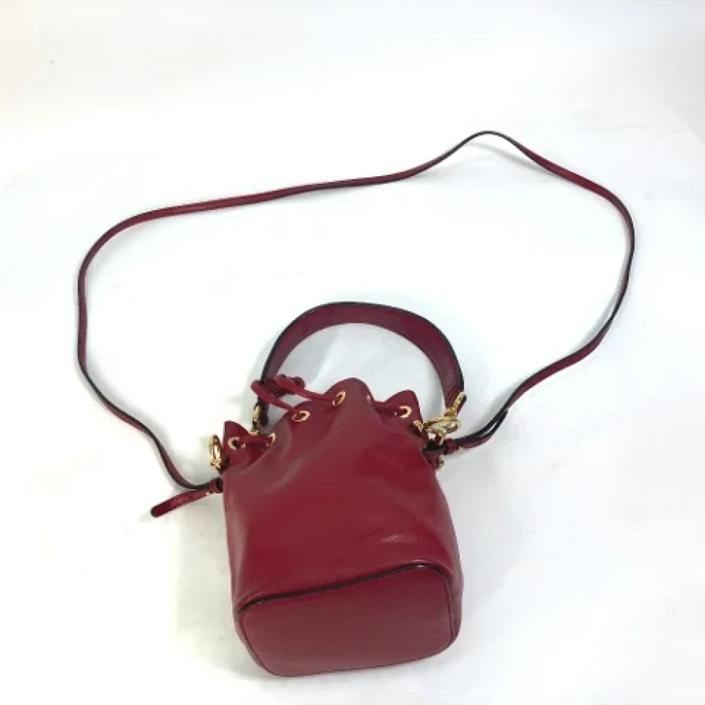 Fendi Vintage Pre-owned Leather fendi-bags Red Dames