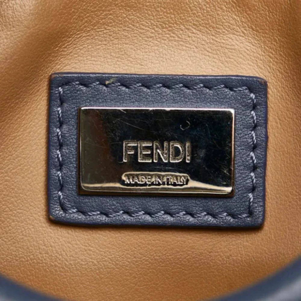 Fendi Vintage Pre-owned Leather fendi-bags Blue Dames