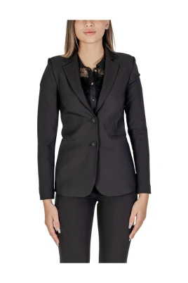 Svart Polyester Blazer