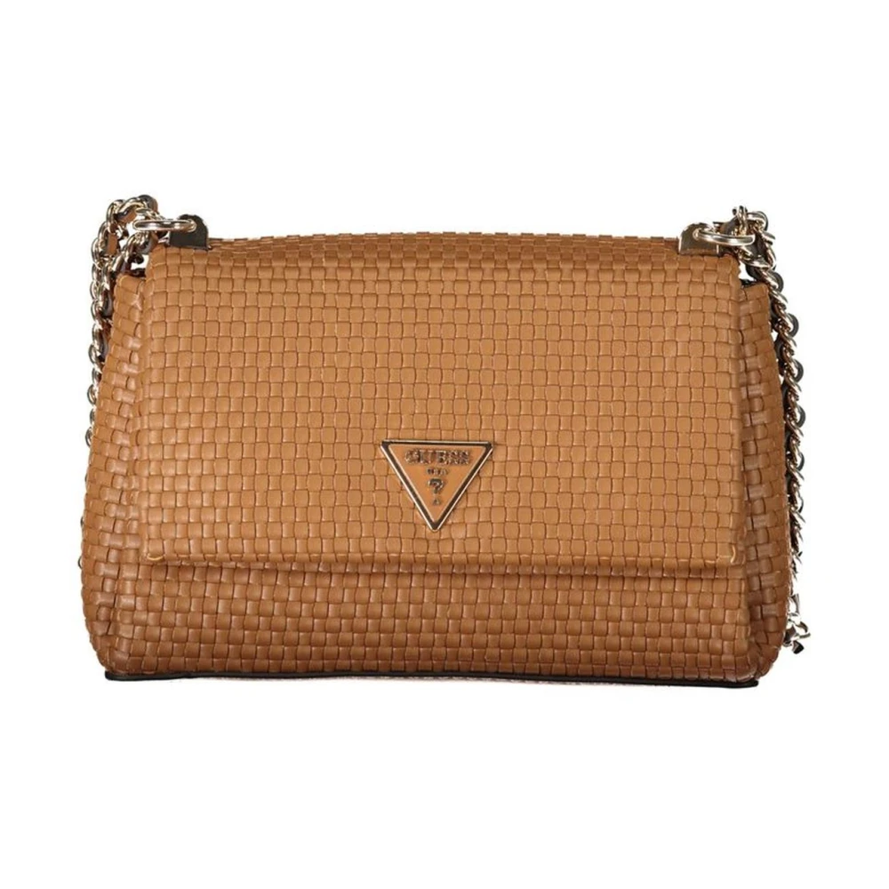 Guess Bruine polyethyleen handtas voor vrouwen Brown Dames