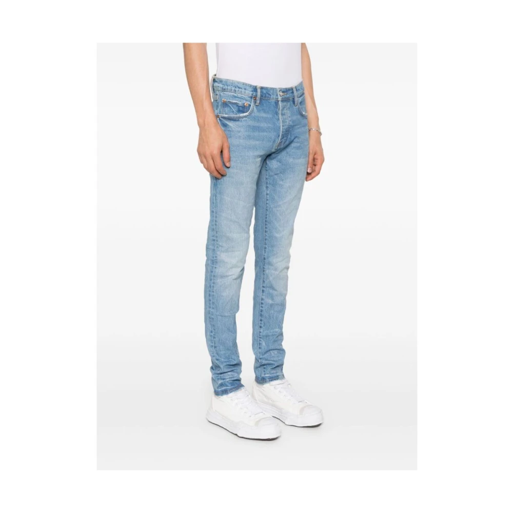 Purple Brand Indigo Skinny Denim Jeans Blue Heren