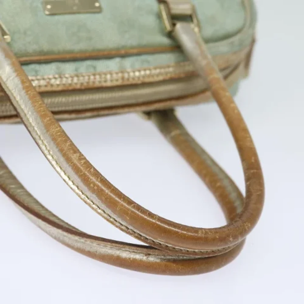 Gucci Vintage Pre-owned Canvas handbags Blue Dames