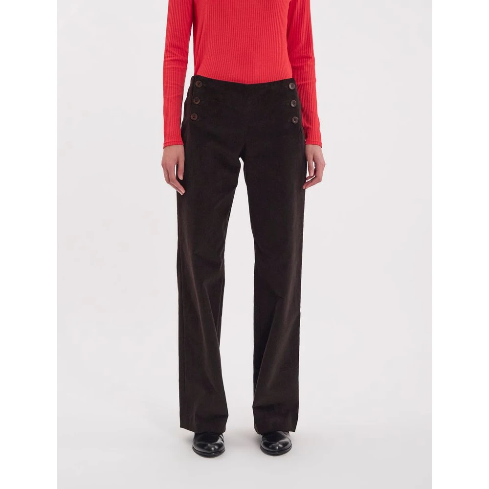 Ines De La Fressange Paris Gabriel Pants Brown Dames