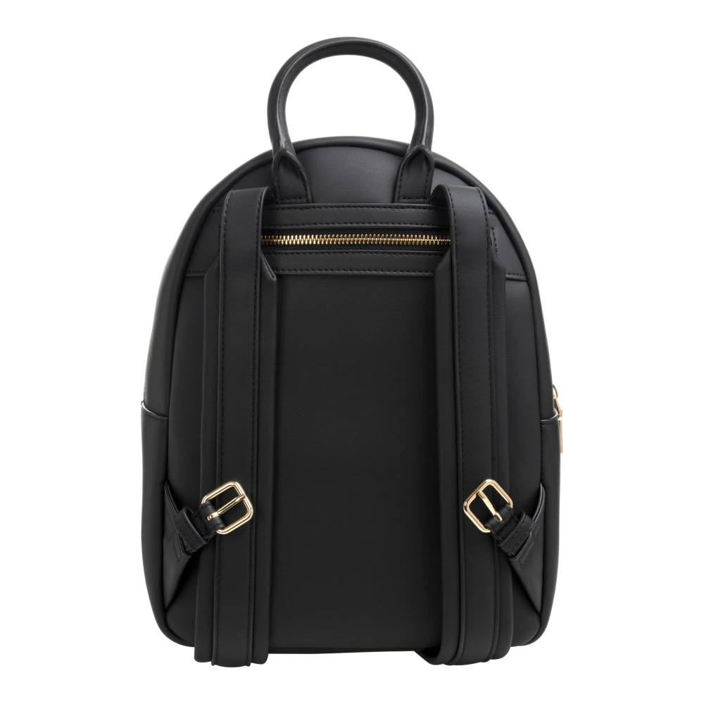 Love Moschino Stijlvolle letterrugzak met logo Black Dames