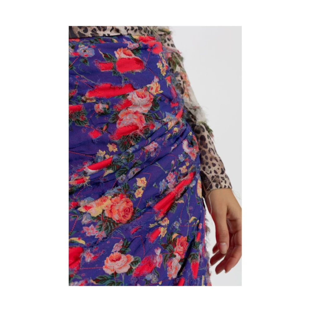 Diesel Bloemenprint hoge taille rok Multicolor Dames
