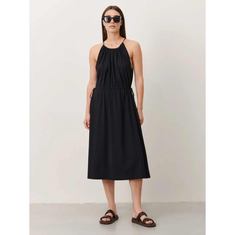 Jane Lushka Zomer Chic Victoria Jurk Zwart Black Dames