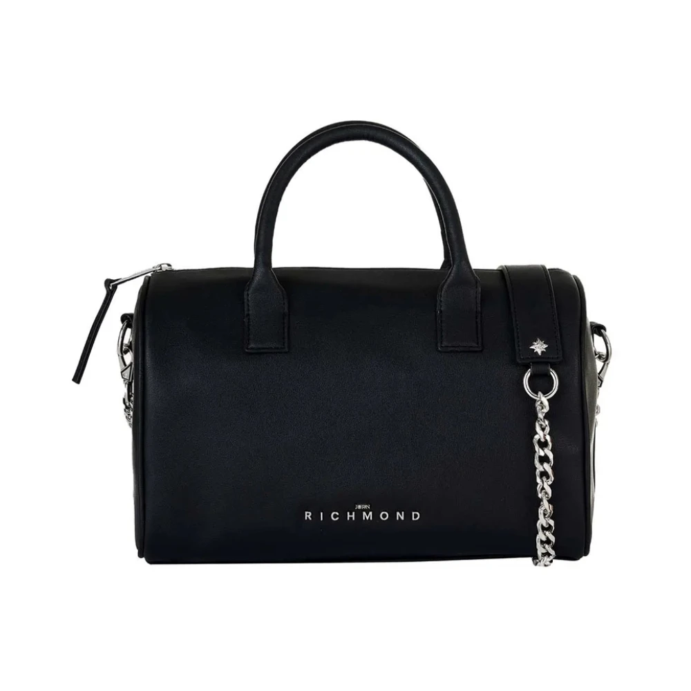Richmond Zwarte Schoudertas Lemek Trendy Praktisch Black Dames