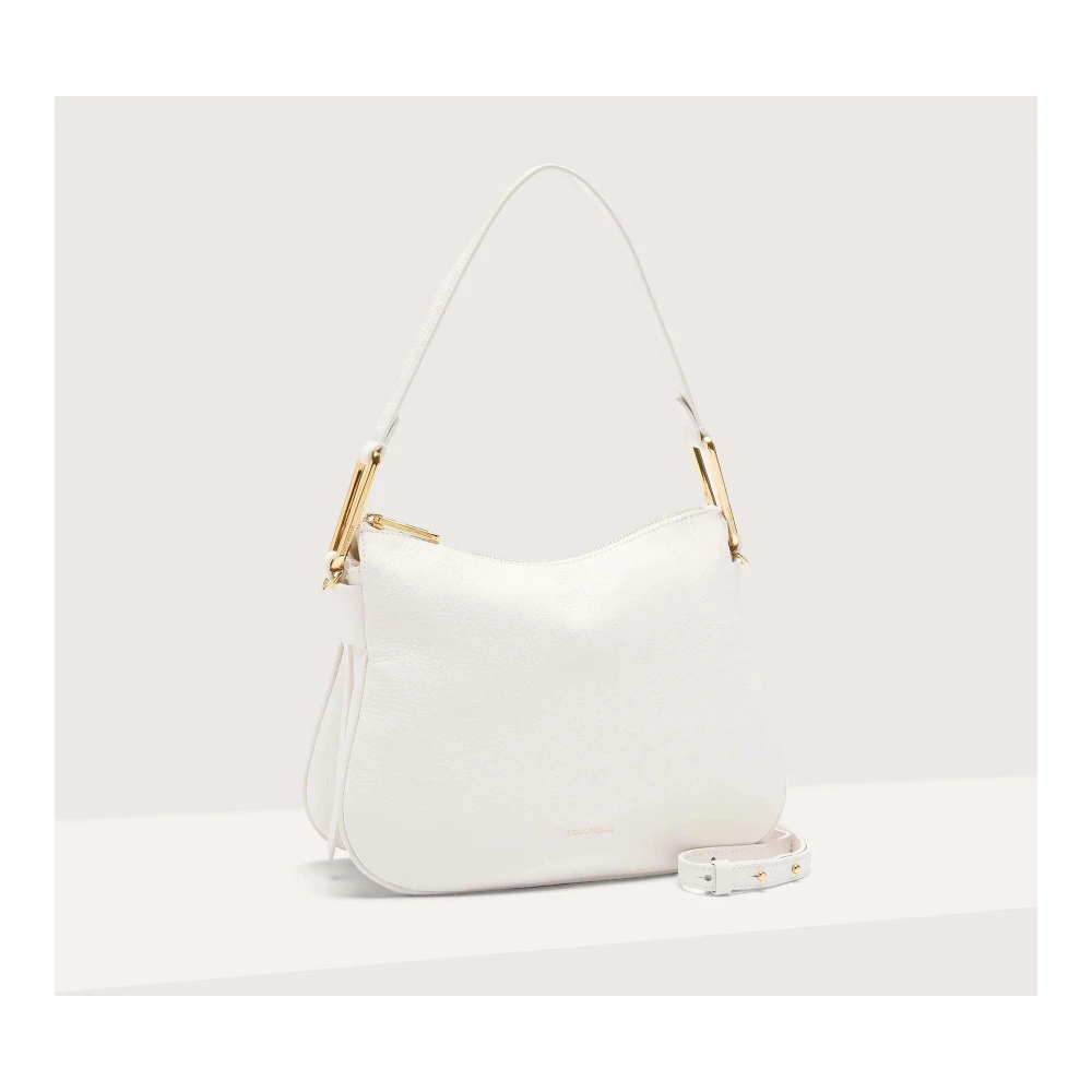 Coccinelle Witte Magie Leren Tas White Dames