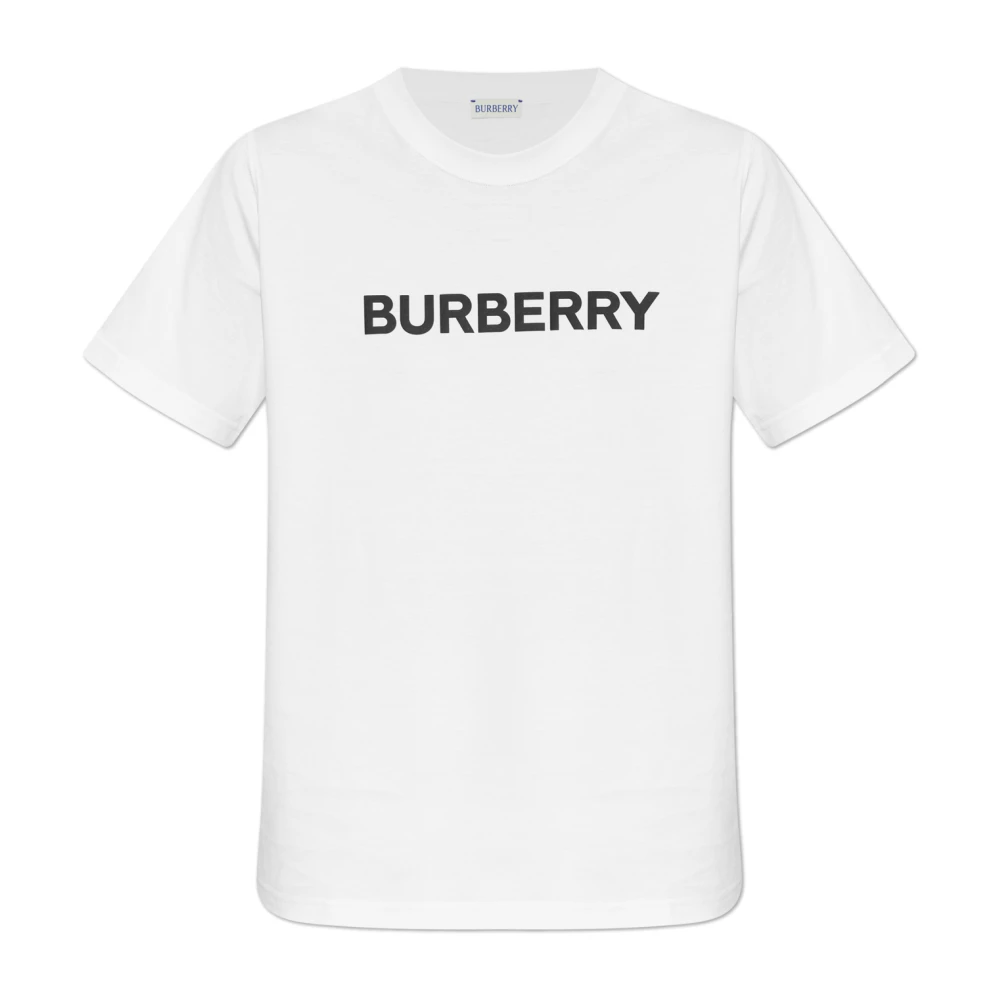 Burberry T-shirt med logotyp White, Dam