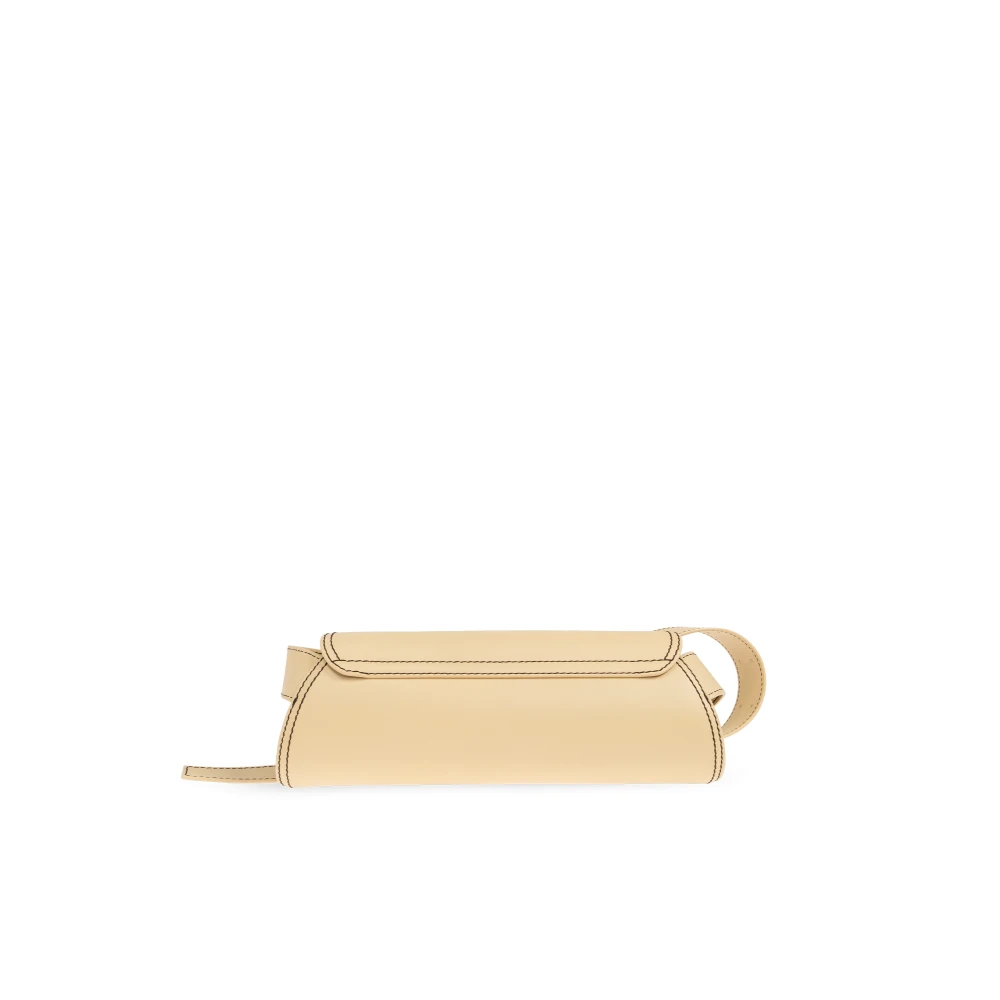 Jil Sander Schoudertas Canollo Klein Beige Dames