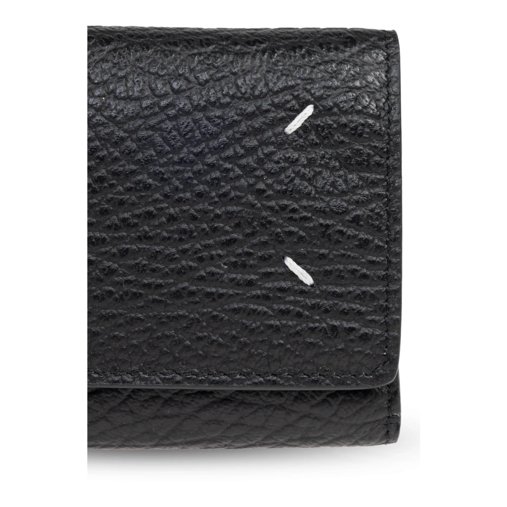 Maison Margiela Leren portemonnee Black Unisex