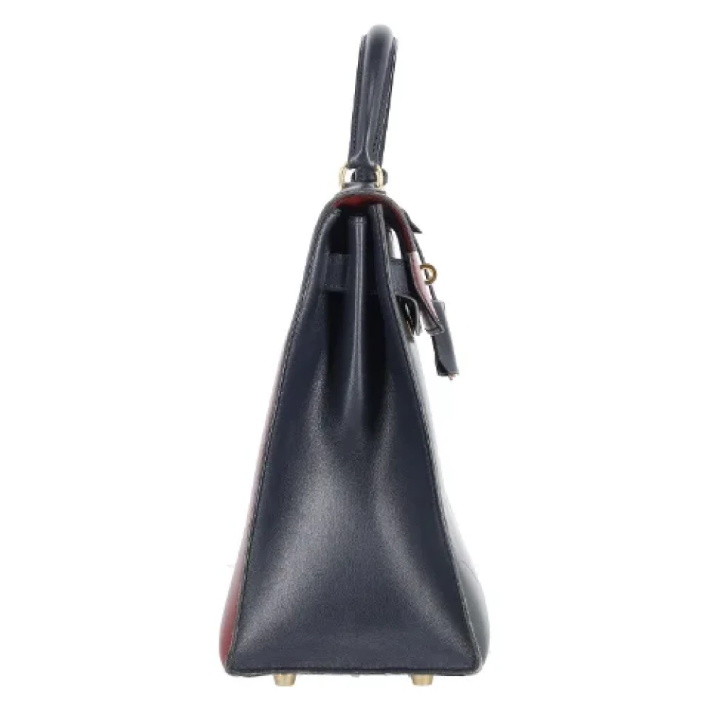 Hermès Vintage Pre-owned Leather handbags Black Dames
