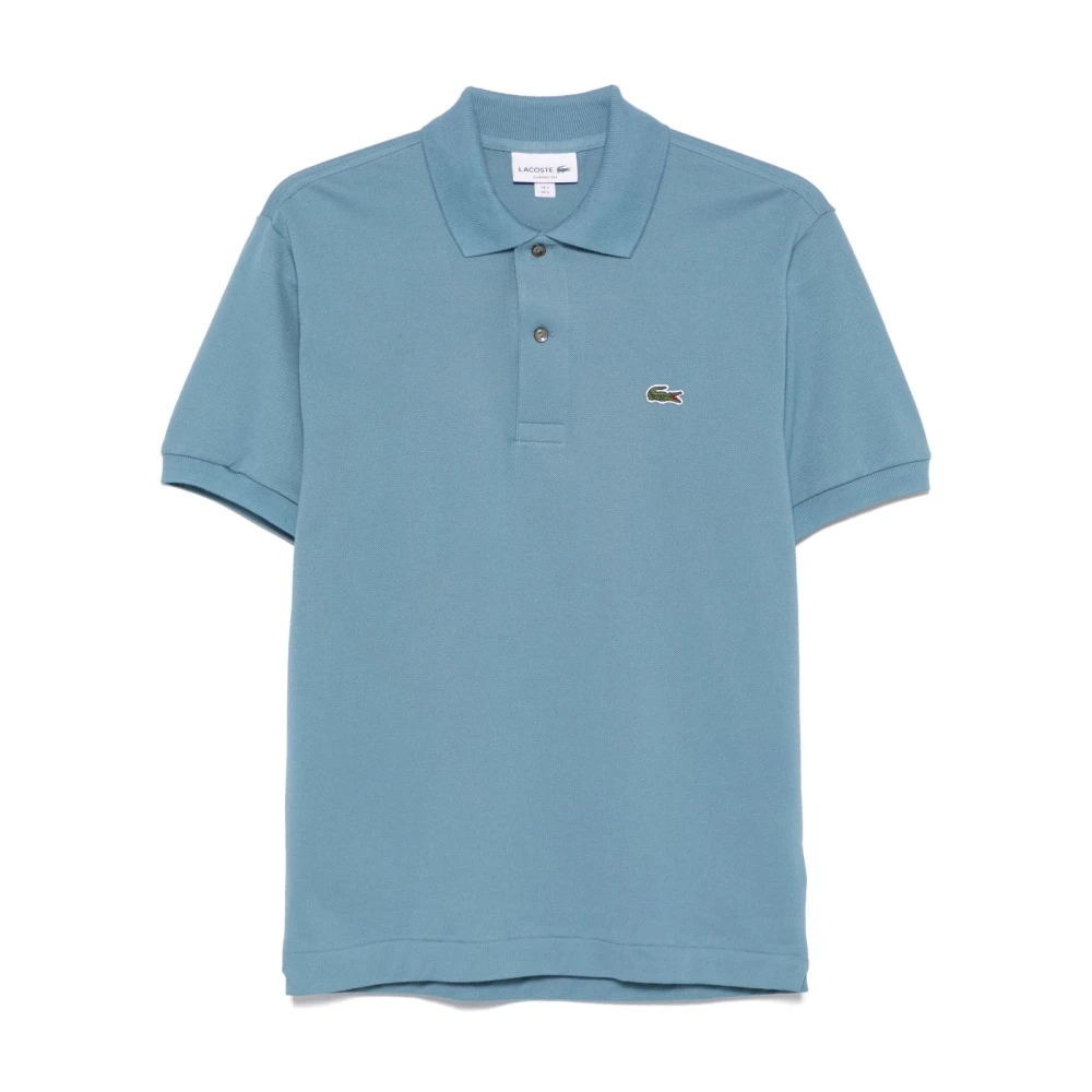 Lacoste Blå Polo Tröja med Logopatch Blue, Herr