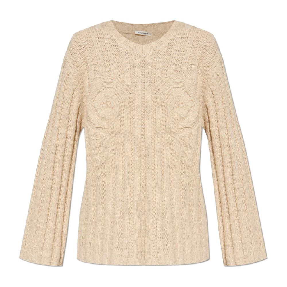By Malene Birger Gestreepte Sweater Cirra By Herenne Birger Beige Dames