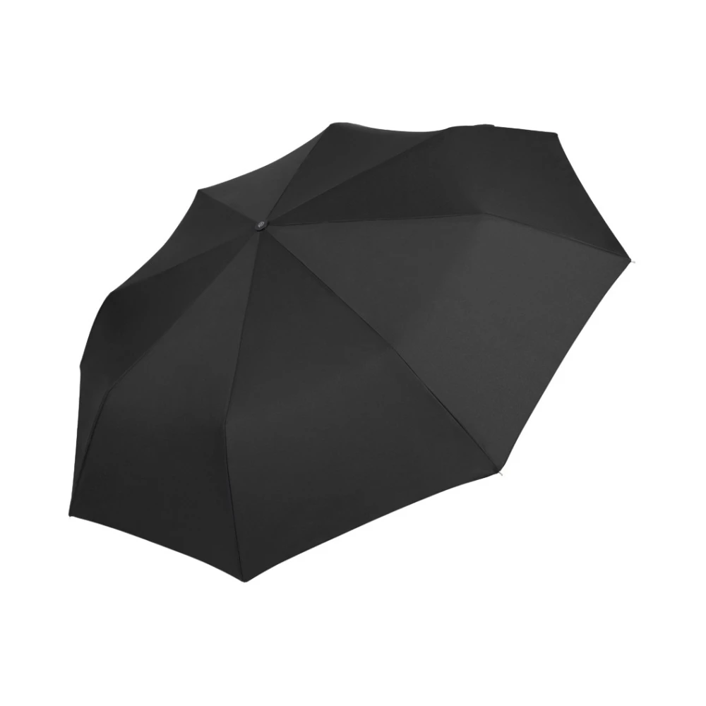 Piquadro Mannelijk Zwart Accessoires Heren, One Size, Windproof Umbrella In Fabric