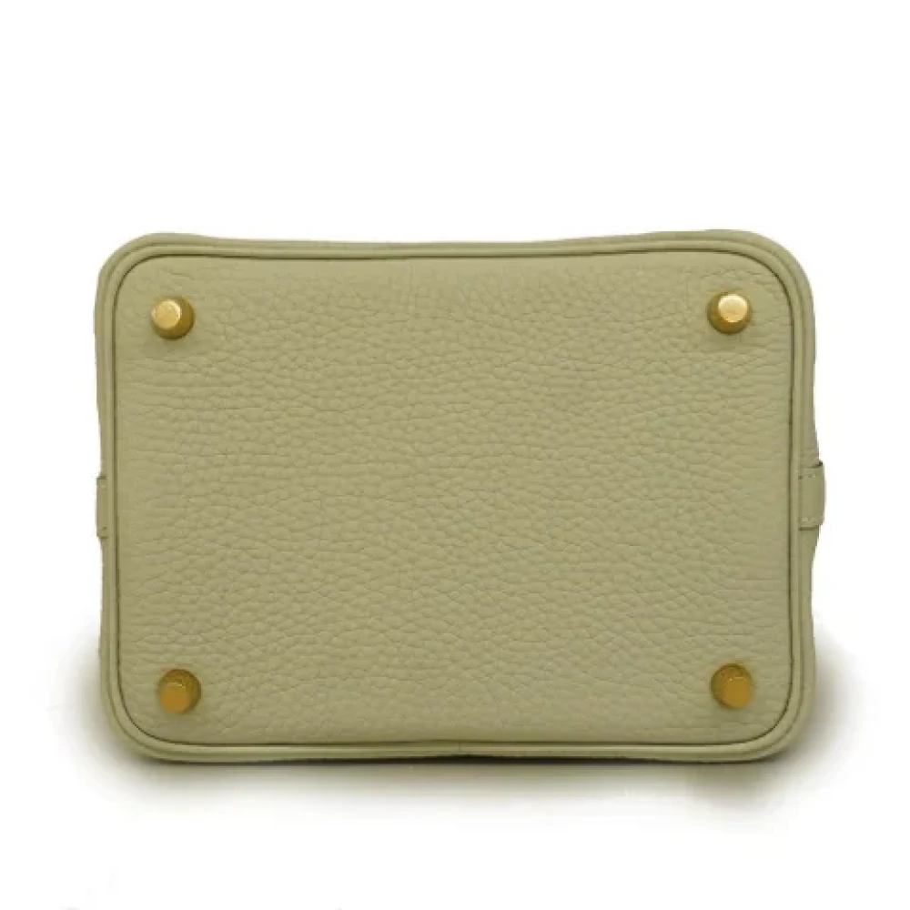 Hermès Vintage Pre-owned Fabric handbags Green Dames