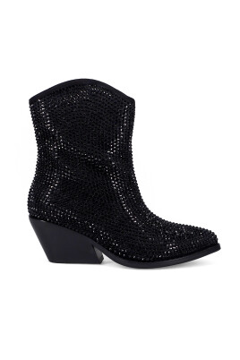 glitter-texan-boots-with-wide-heel