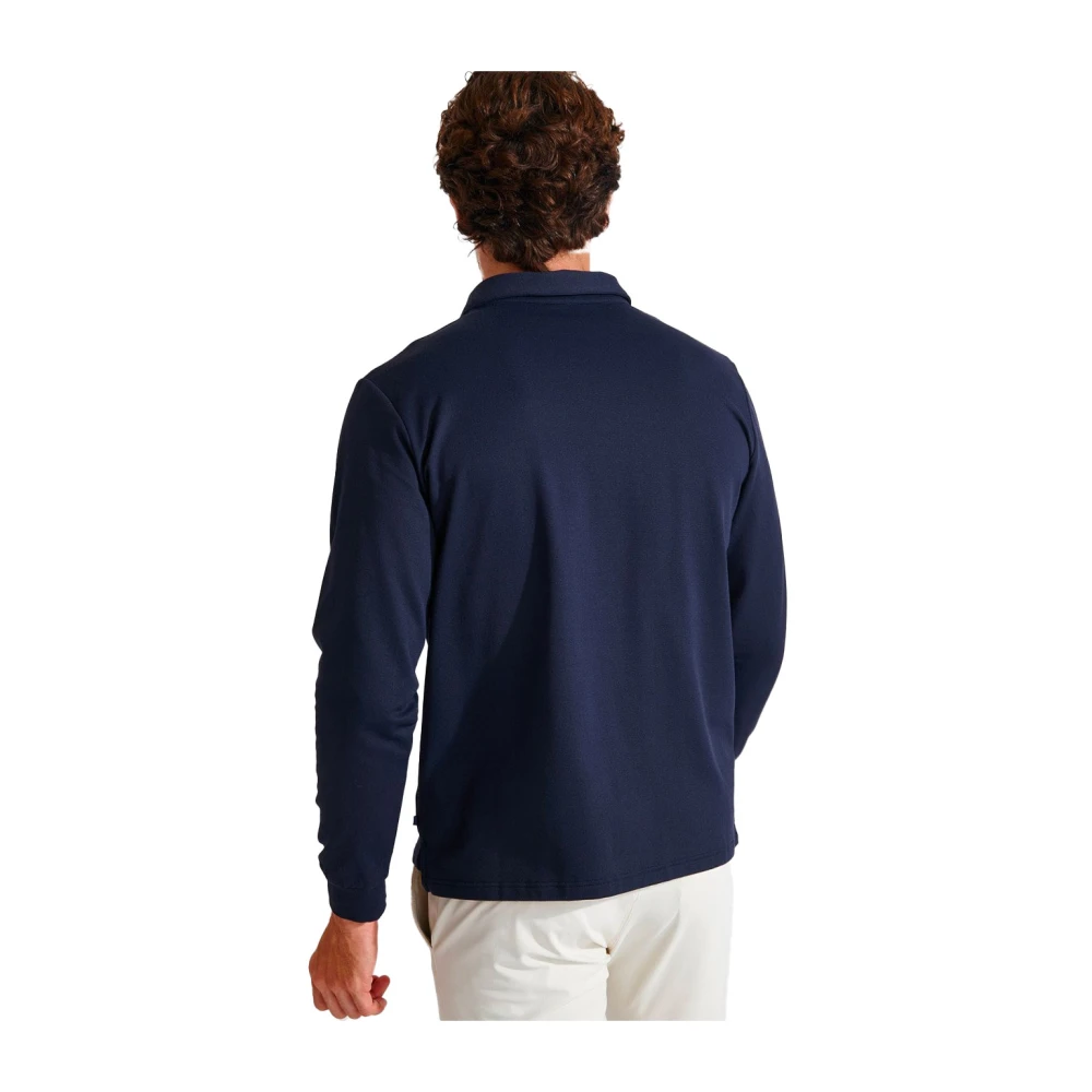 Cala 1789 Navy Lange Mouwen Shirt Blue Heren
