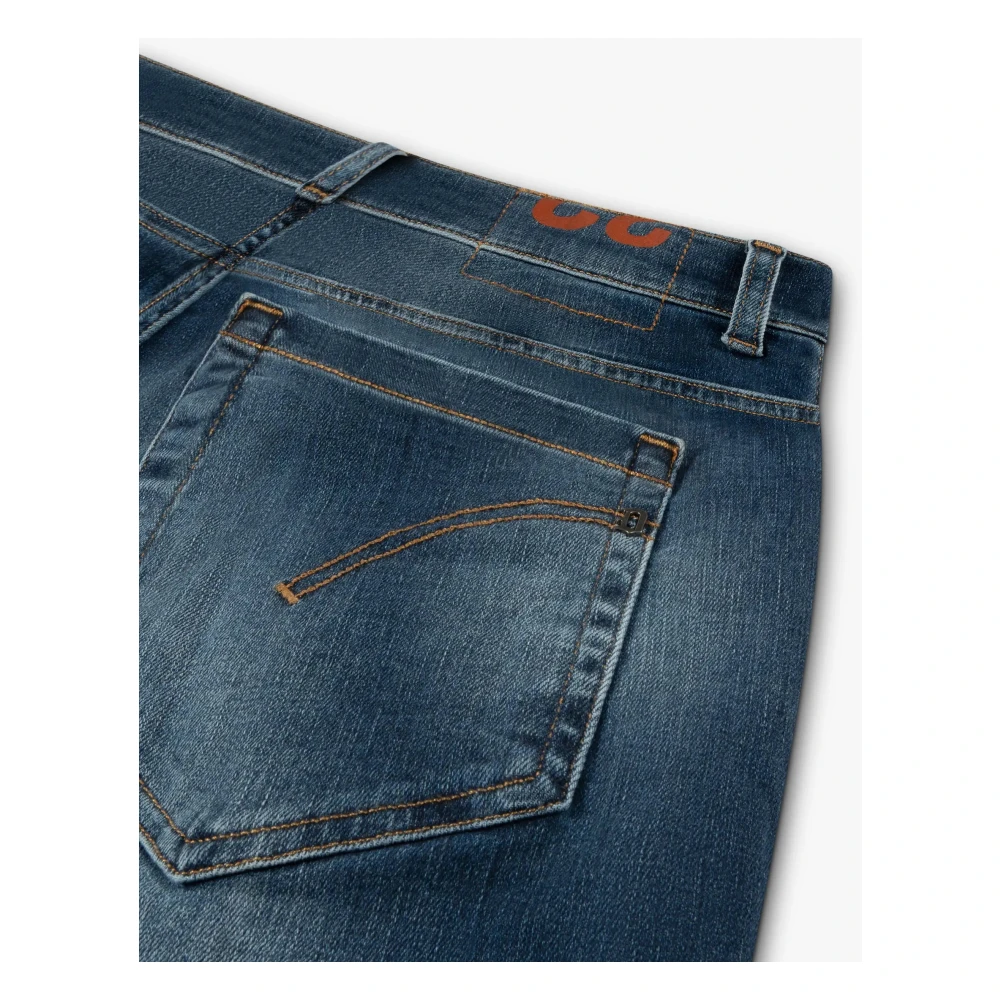 Dondup Slim Fit Donkerblauwe Denim Blue Heren