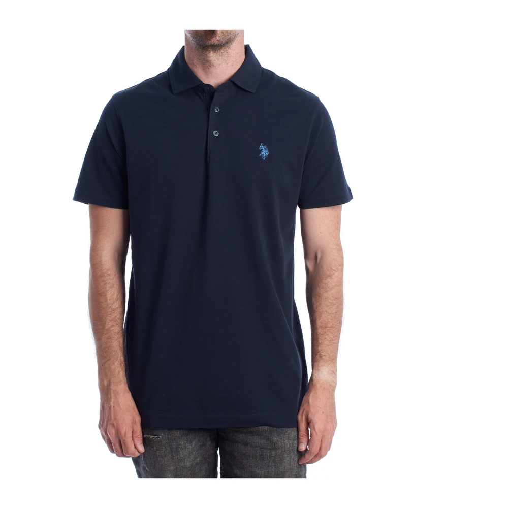 U.s. Polo Assn. Homme Bleu Tops, Taille: 3XL Polo À Manches Courtes