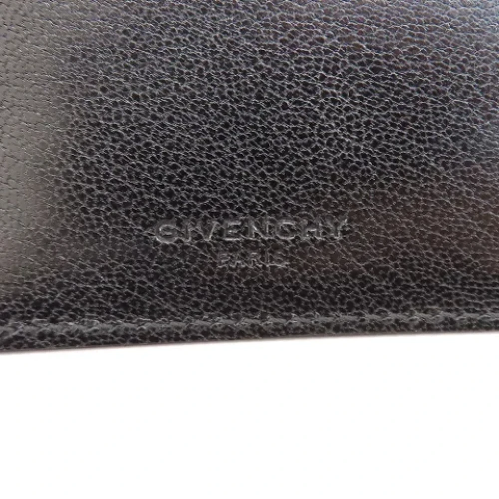 Givenchy Pre-owned Leather wallets Black Dames