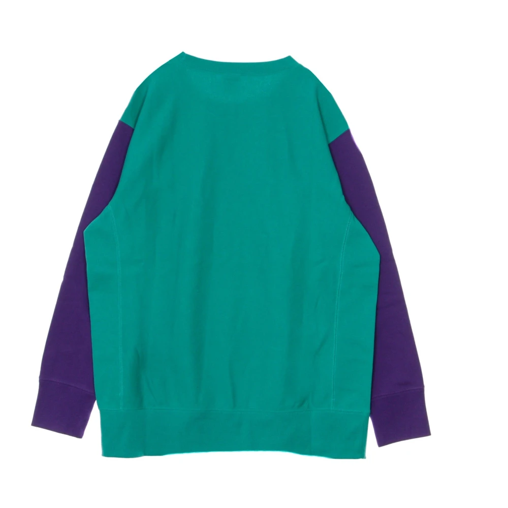 Champion Teal Green Crewneck Sweatshirt Lightweight Green Heren