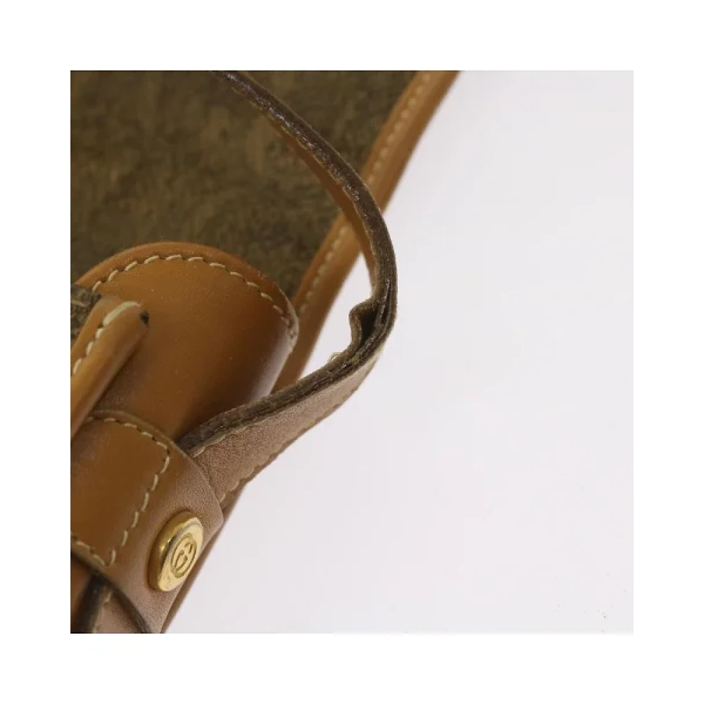 Gucci Vintage Pre-owned Cotton gucci-bags Brown Dames