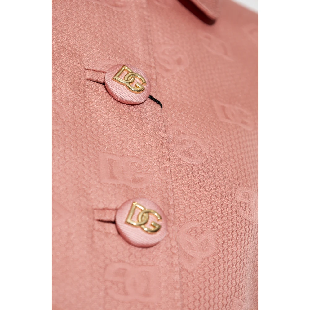 Dolce & Gabbana Korte jas Pink Dames
