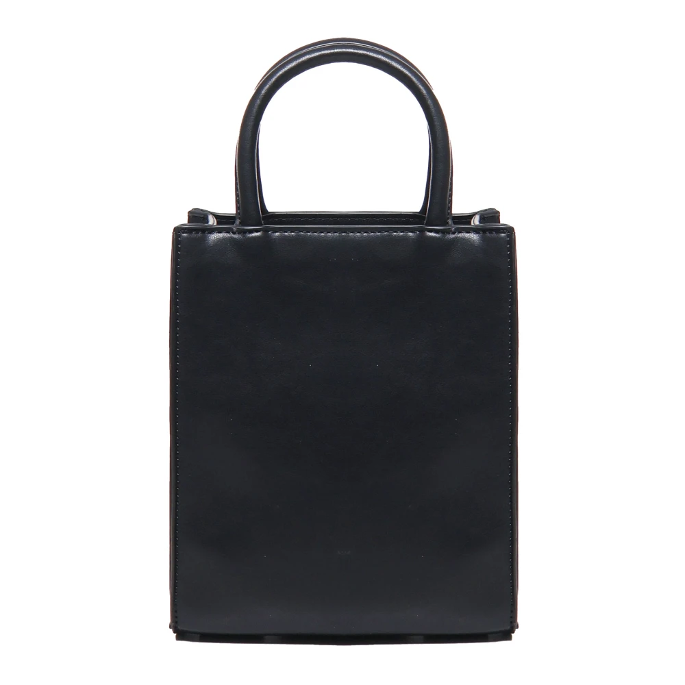 V73 Zwarte Eco-Leren Telefoontas met Verstelbare Band Black Dames