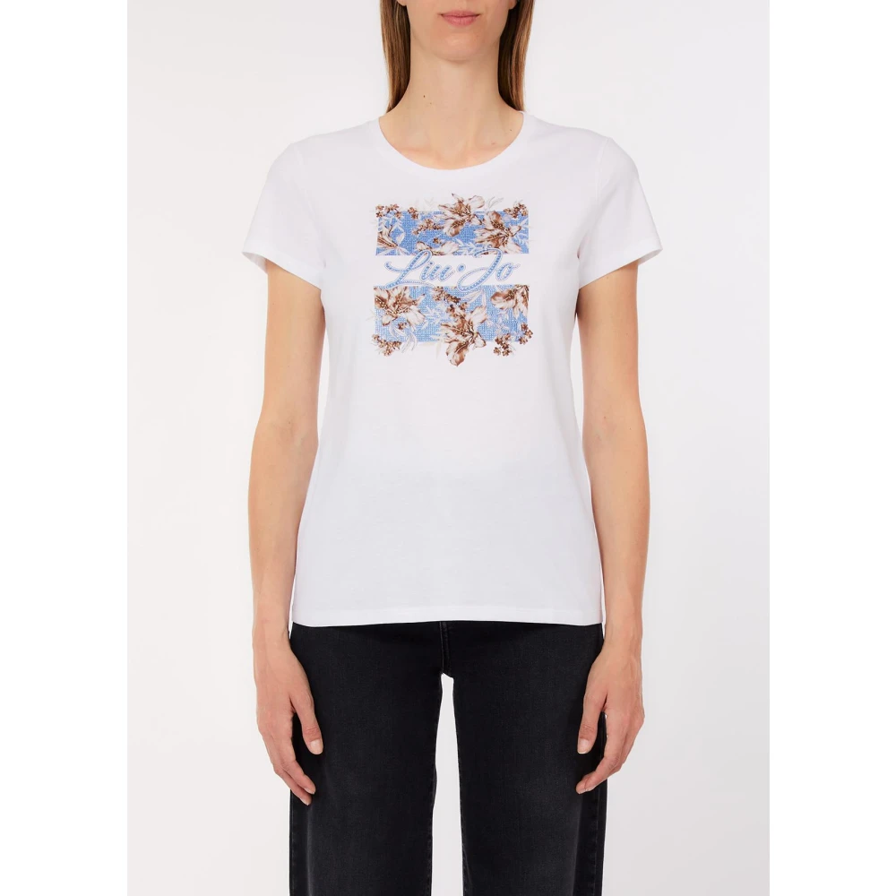 Liu Jo Mujer Blanco Camisetas, Talla: M