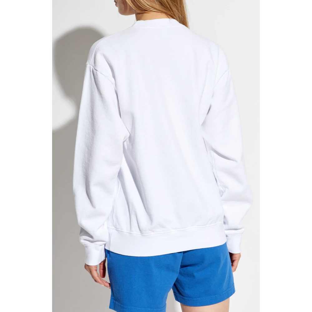 Sporty & Rich Katoenen sweatshirt White Unisex