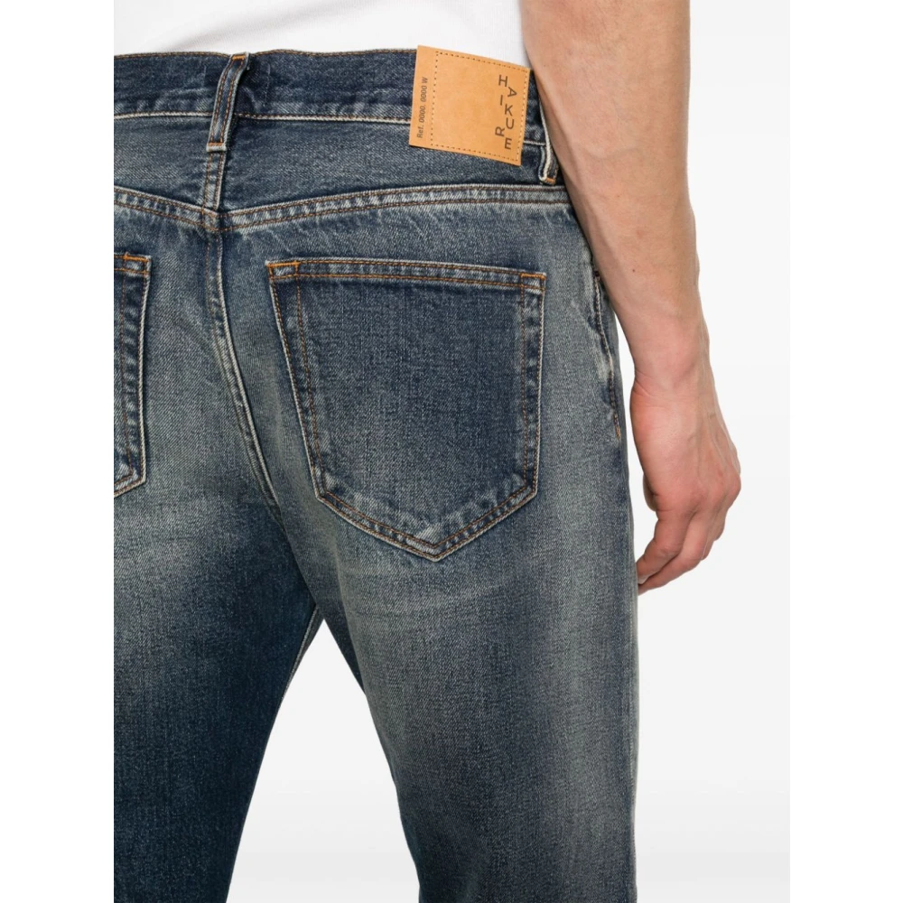 Haikure Vintage Zwarte Denim Jeans Blue Heren