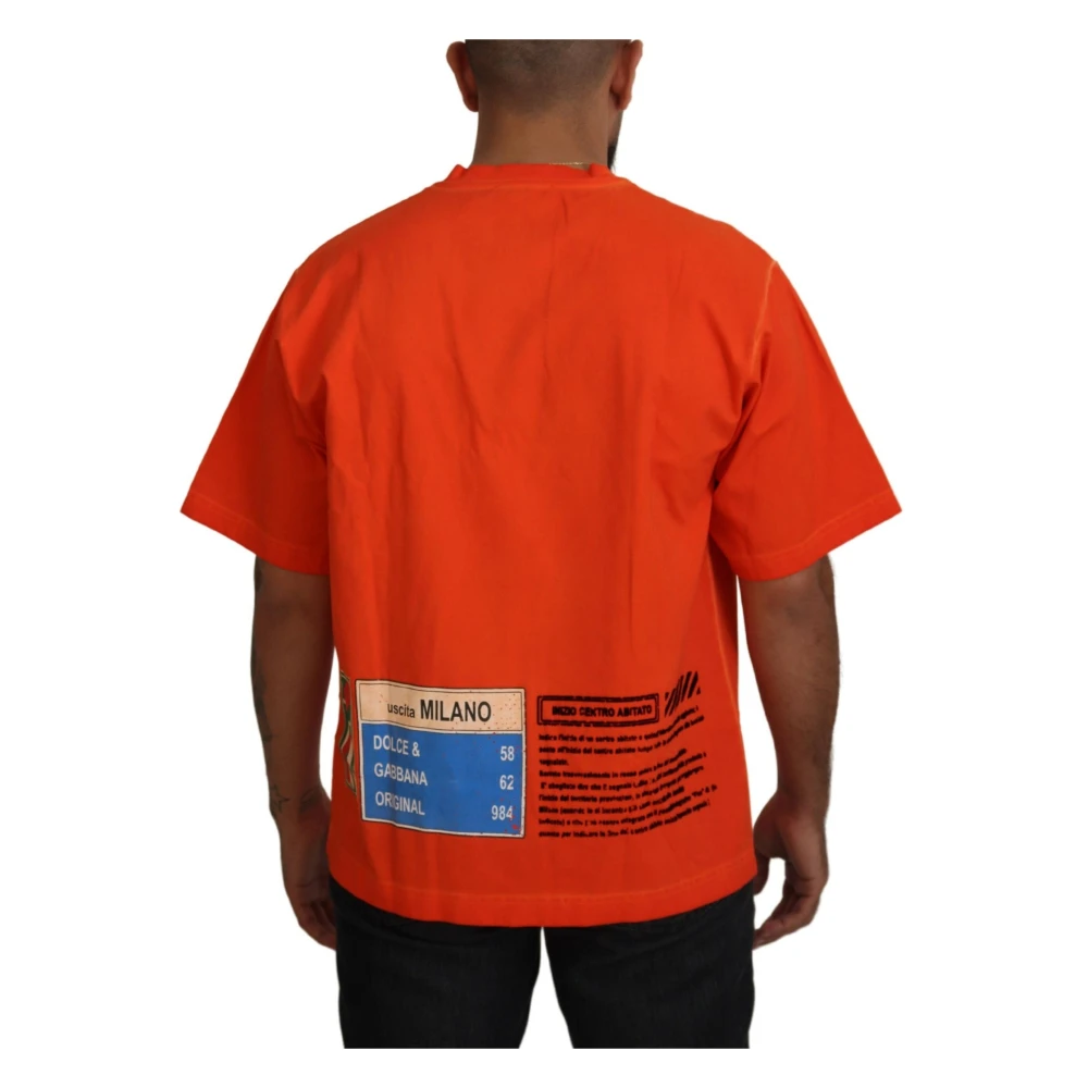 Dolce & Gabbana T-Shirts Orange Heren