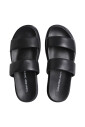 sandales-plates-noires-doubles
