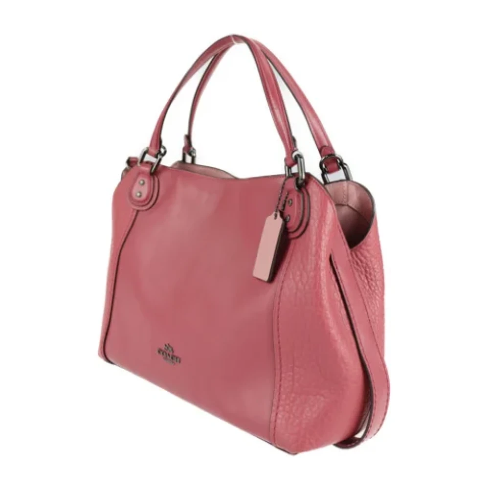 Coach Pre-owned Leather handbags Pink Dames