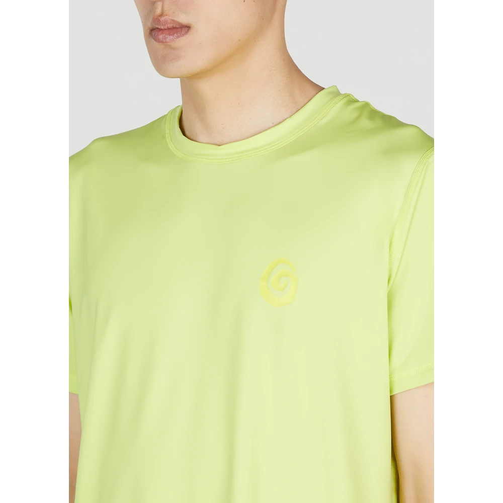 Ostrya Actief T-shirt met Borstlogo Print Green Heren