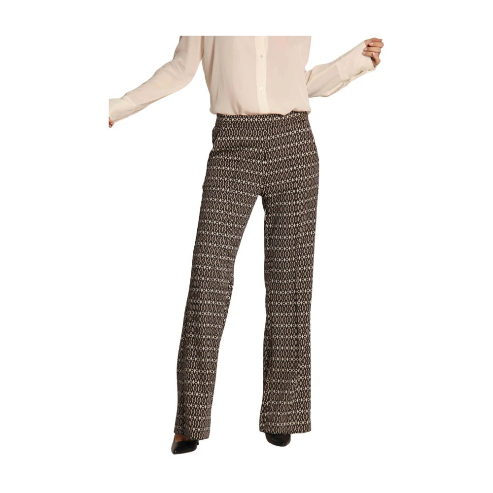Mason's Geometrisch Patroon Winter Chino Broek Multicolor Dames