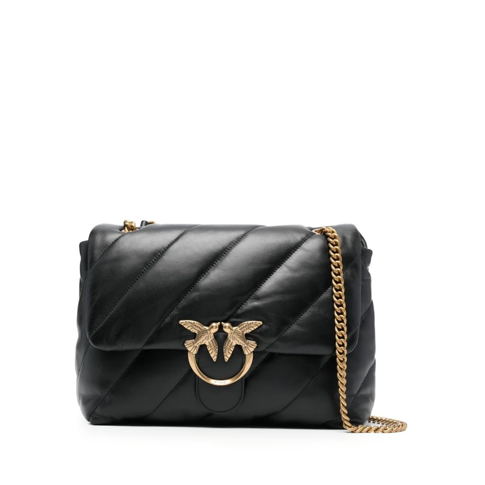 Pinko Black Big Love Bag Puff Maxi Quilt - Female - Shoulder Bags - One Size - Bags