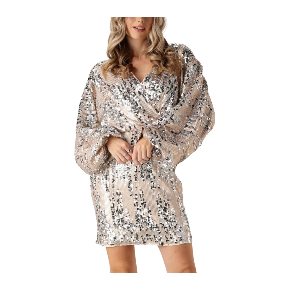 Amaya Amsterdam Every Dress Mini Jurk Zilver Gray Dames