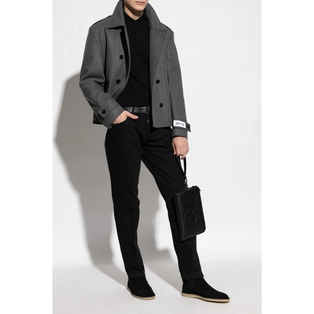 Dolce & Gabbana Jeans met logo Black Heren