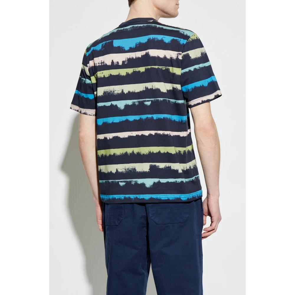 PS By Paul Smith T-shirt met gestreept patroon Multicolor Heren