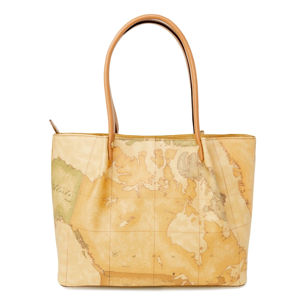 Alviero Martini 1a Classe Beige Leren Handtas Mix Beige Dames